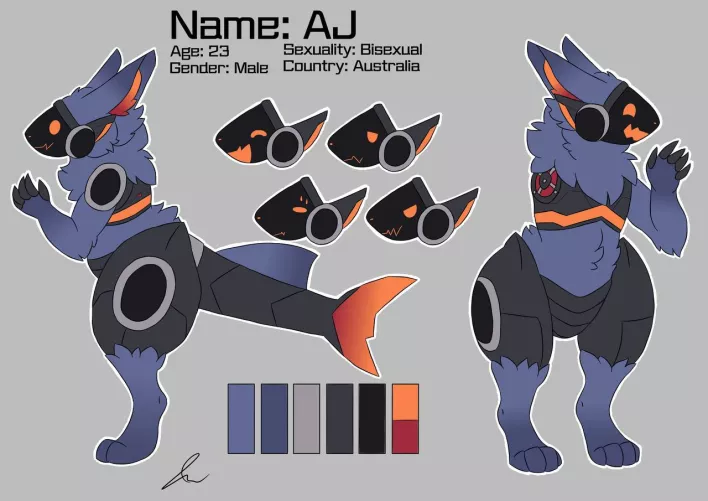 My new protogen fursona