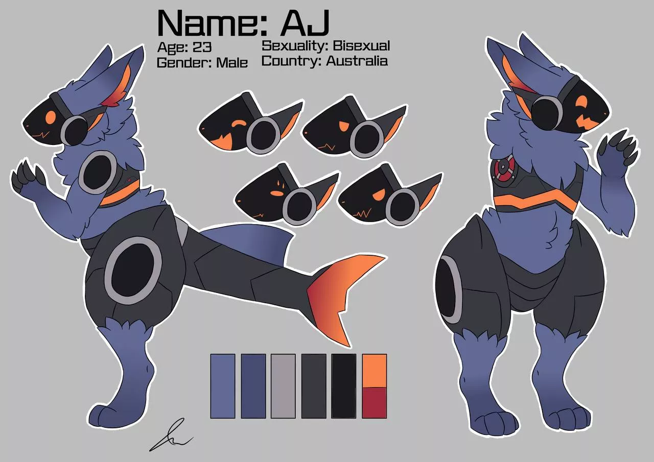 My new protogen fursona