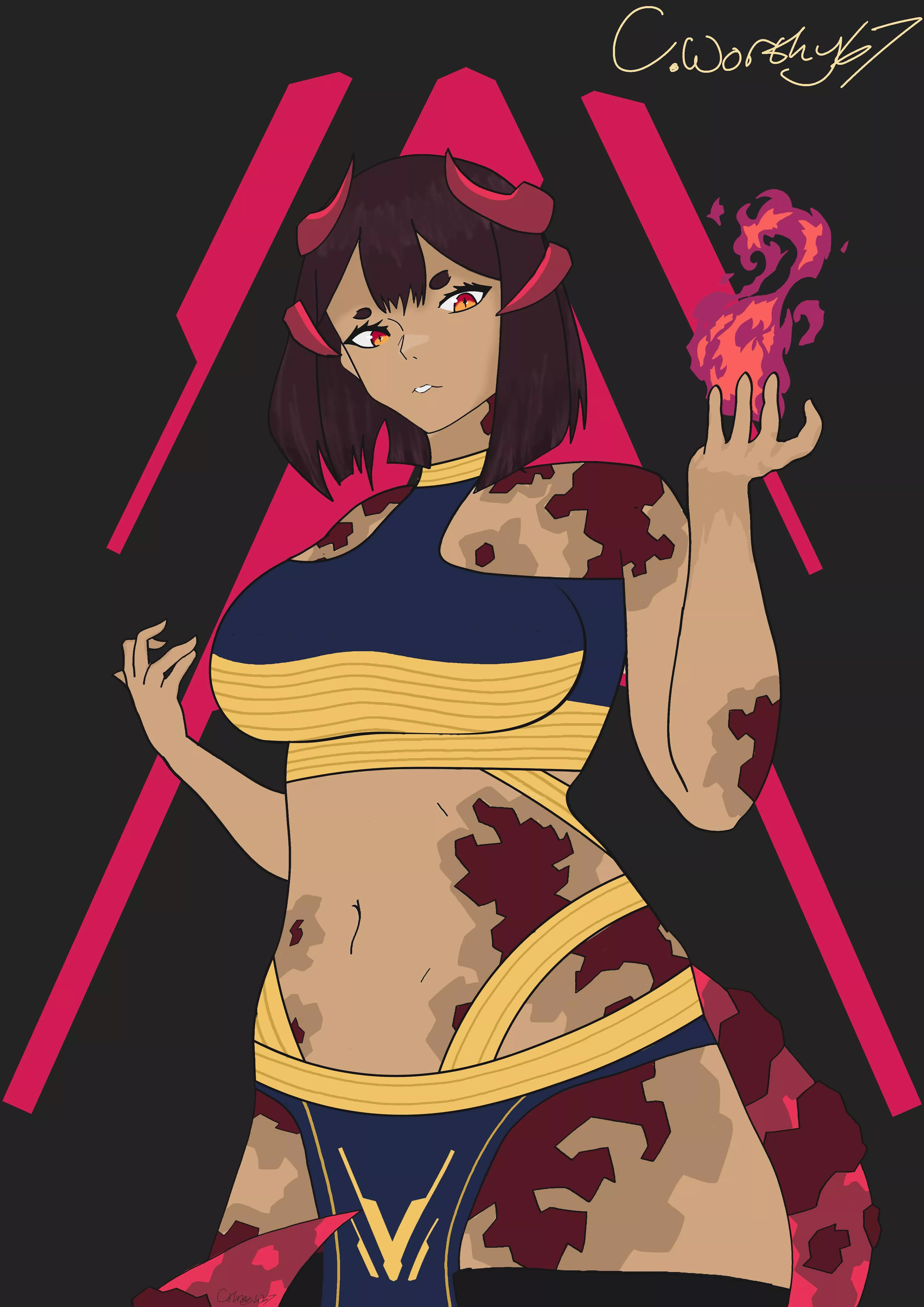 (OC) This is Raiesa (for now), hope ya like her.