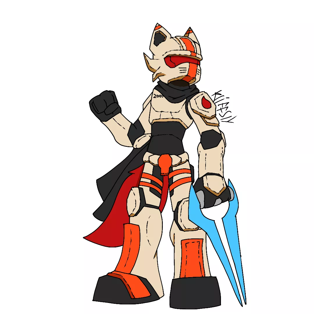 okay, so Halo... but what if furry? (art by me)