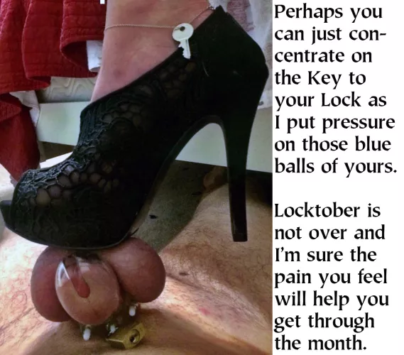 Pressure on blue balls is an exquisite pain. Exquisite for Her, pain for him.