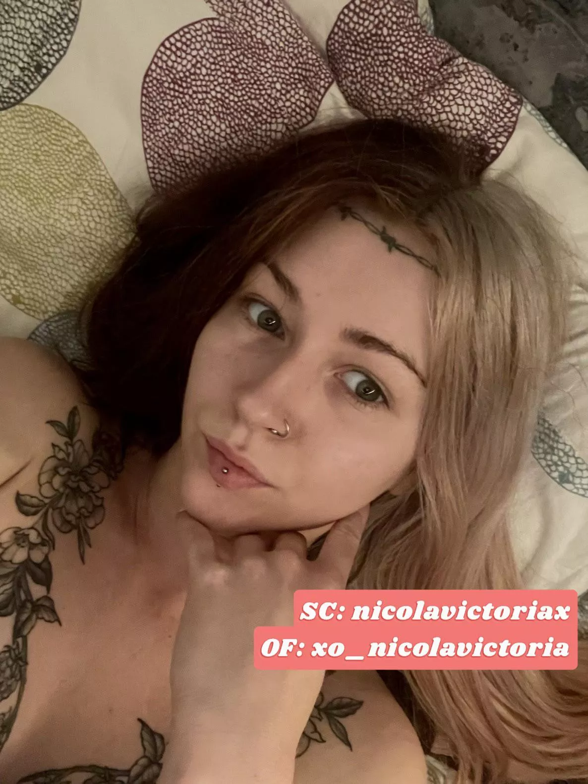 [SC]: nicolavictoriax🤤OF: xo_nicolavictoria🥵very kink friendly switch😈i wana see you cum for me💦