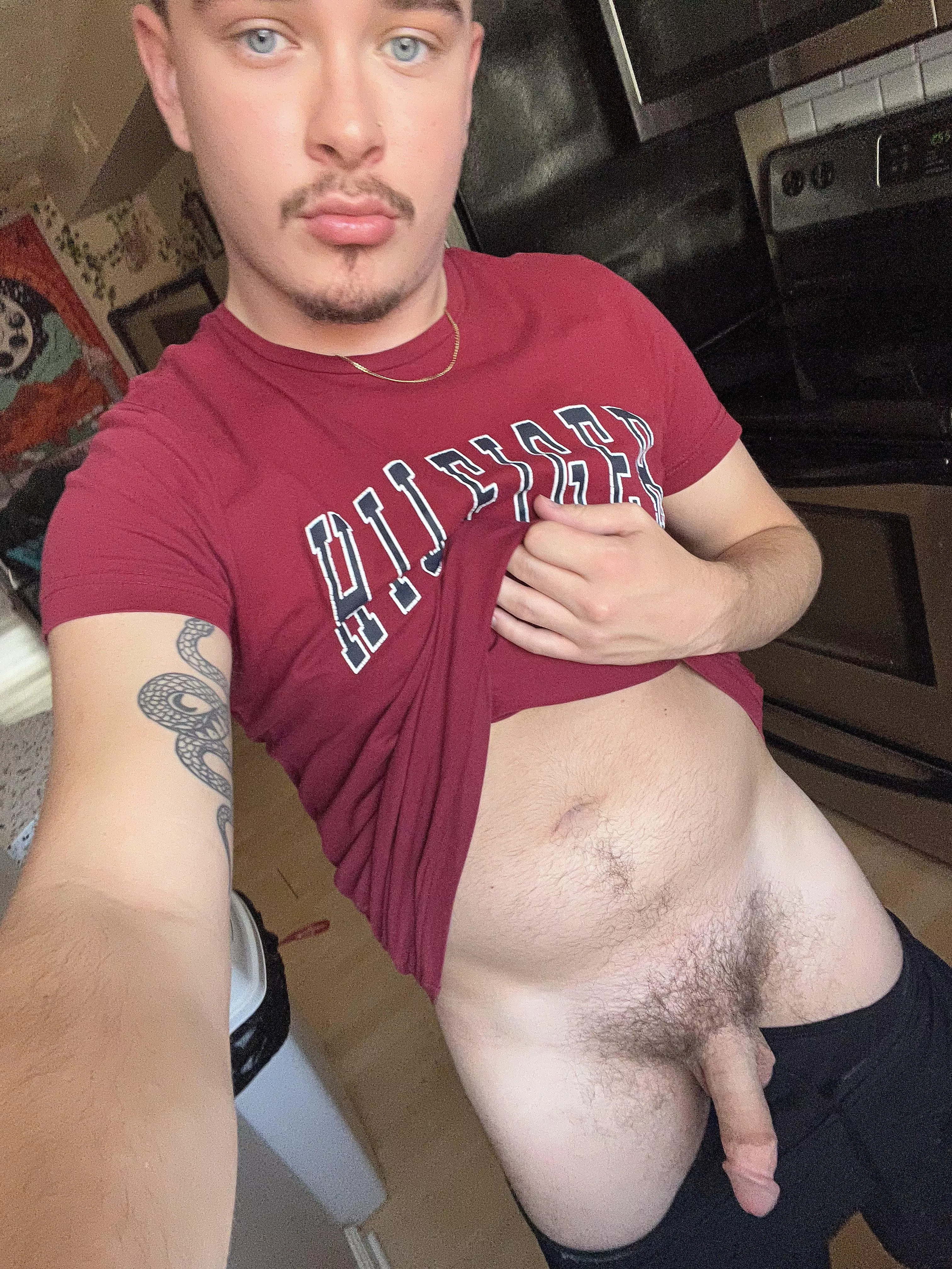 softie out in the kitchen… what would you do if you were my roommate and saw this?