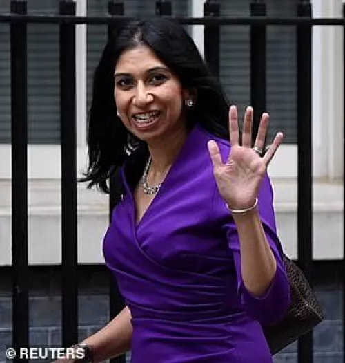 Suella Braverman (UK Senior Politician) Left Tit Pokies