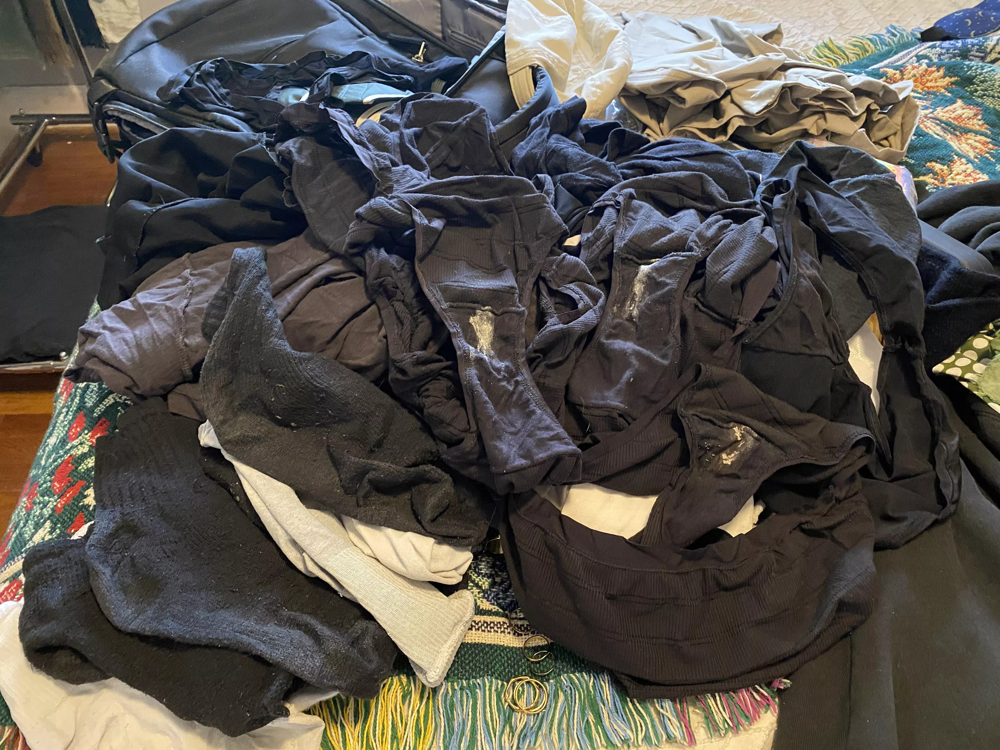 Take your pick from my dirty laundry from backpacking in Europe for a month [selling]