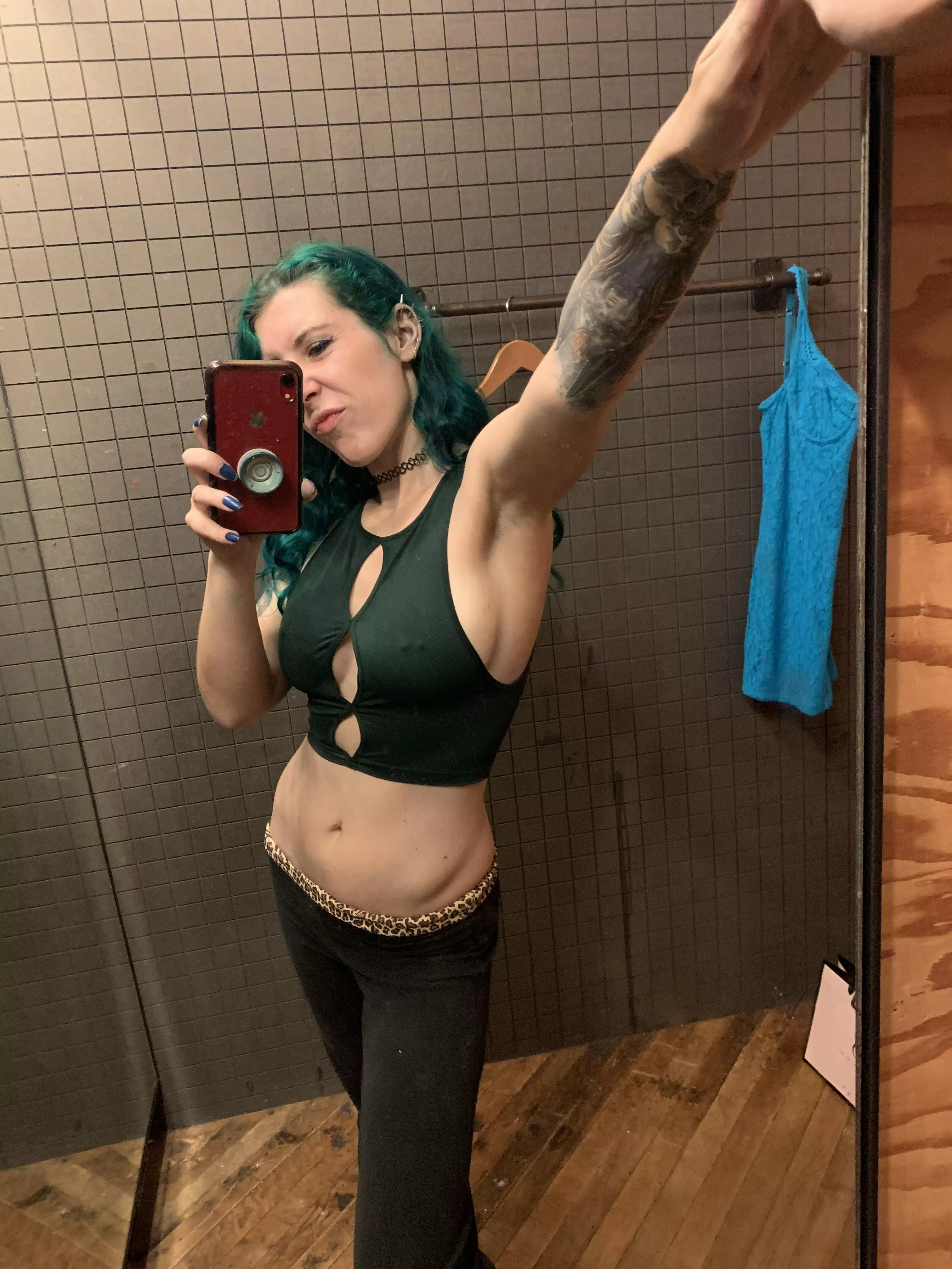 Tatted in a crop top