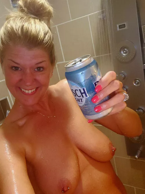 The best kind of shower, cheers! [OC]