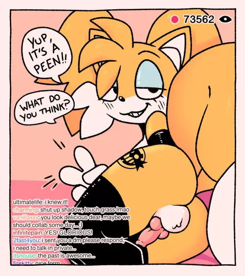 The highly requested peen version of this Tails pic (PONPORIO)
