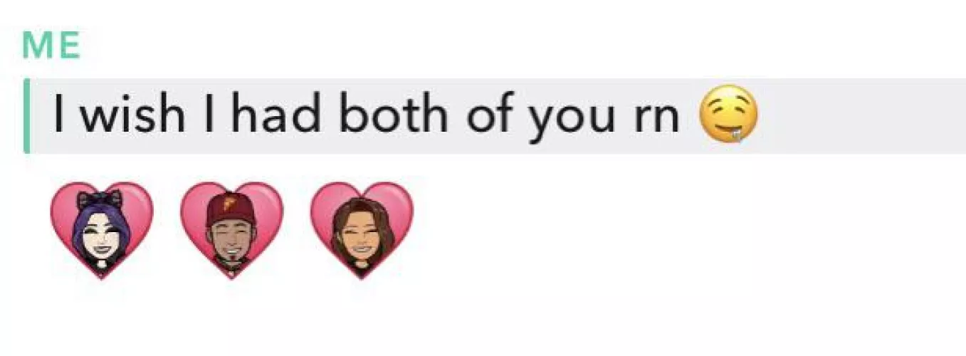 Threesome group chat sexting before the storm. You should try it. Just some advice . Very effective if your girl is supportive 😉