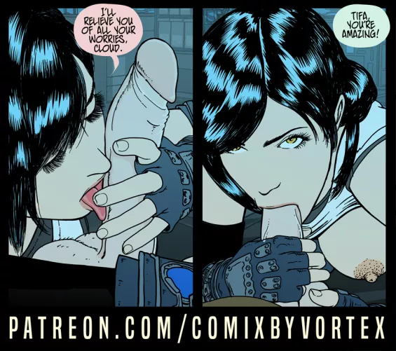 Tifa and Cloud (Vortex) [Final Fantasy VII]