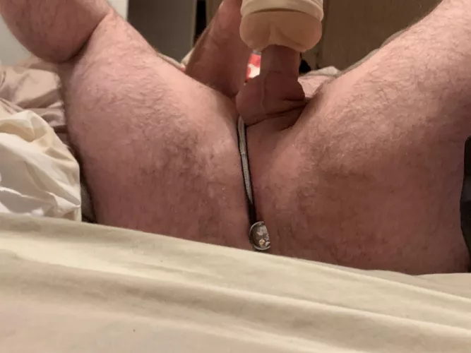 Toy time ! Just need the plug replacing with a big dick