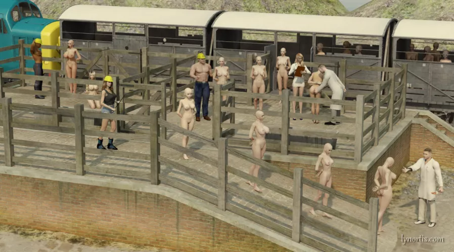 Unloading the cattle cars at the r/hudairy