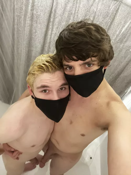 Wanna join us in the shower?