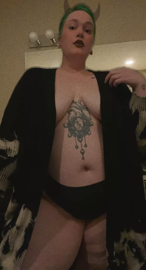 Wanna use my belly as a pillow while watching scary movies?