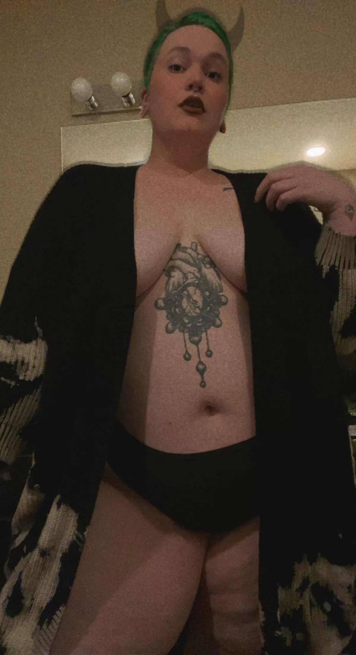 Wanna use my belly as a pillow while watching scary movies?