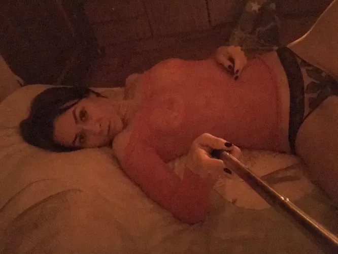 When it is boring to lie alone.