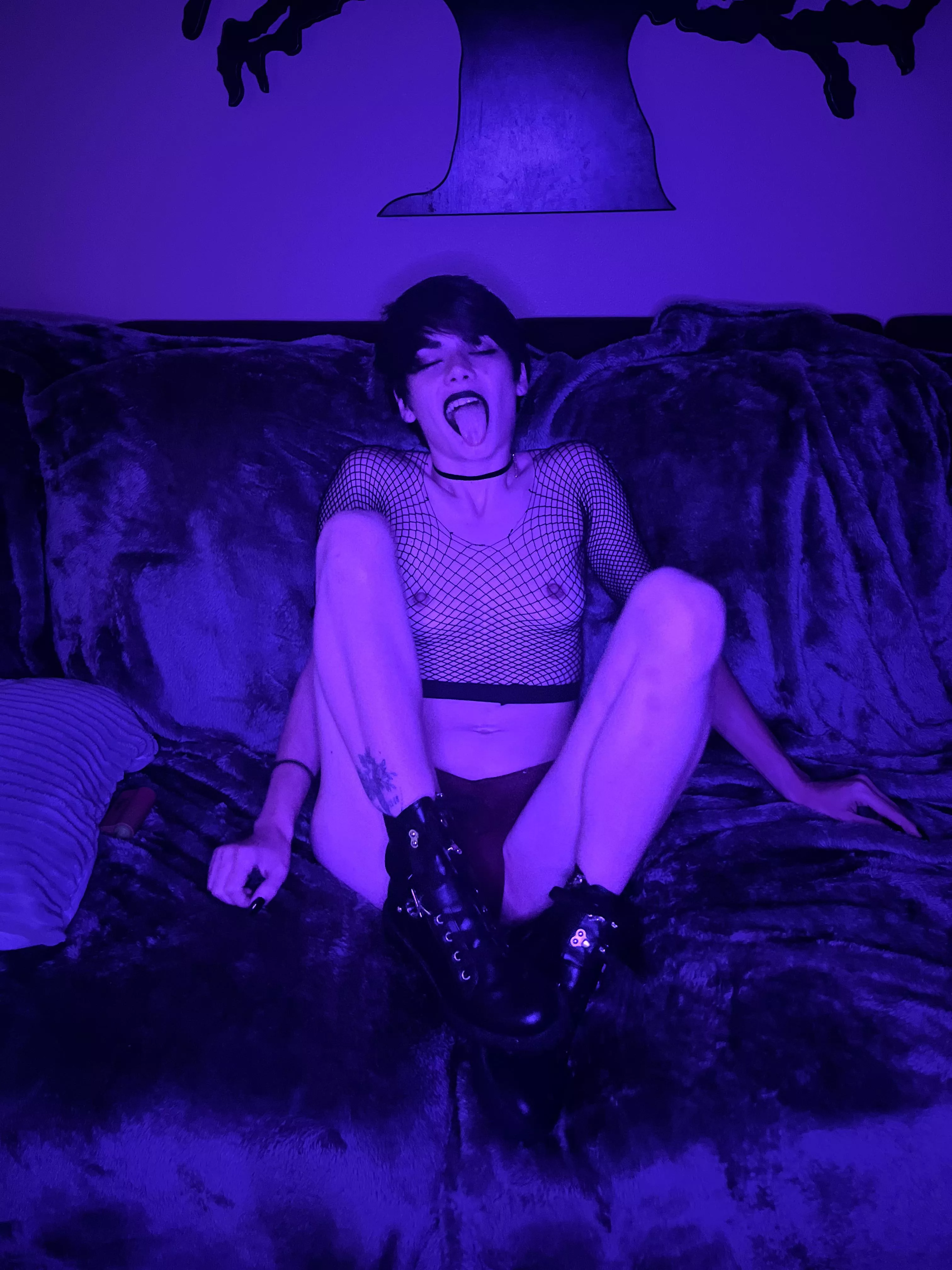 Would you leave the boots on?😈