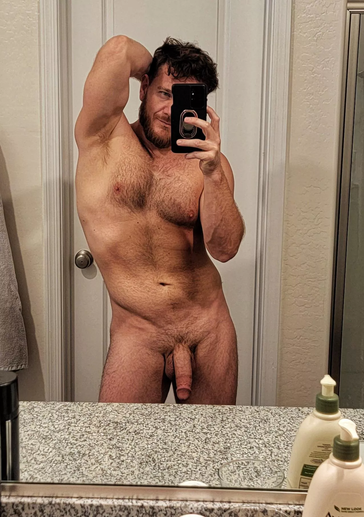 [38]Extra tired after the gym. Wish someone would wash my body for me.