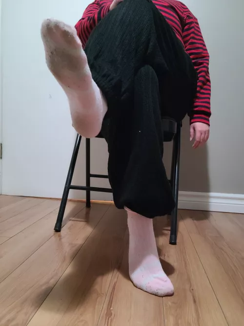 Aftermath of wearing combat boots all day