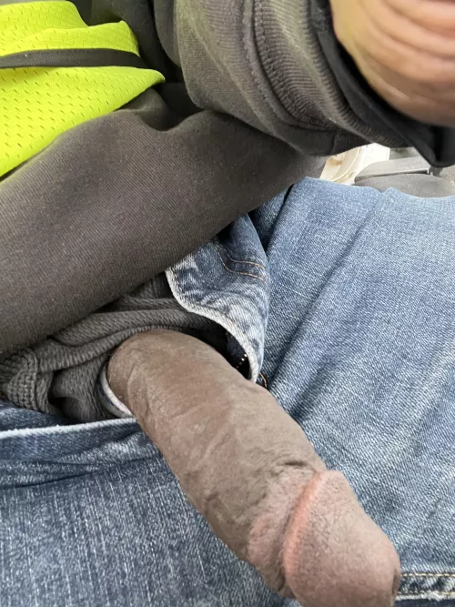 At work an got a lil hard