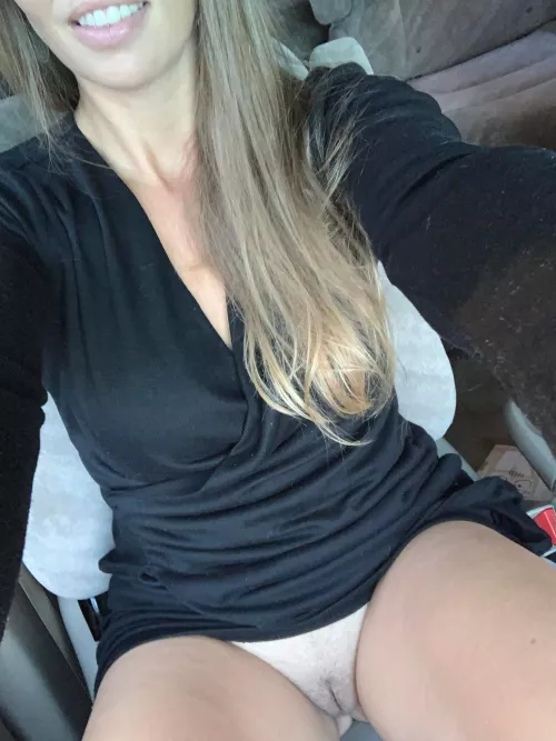 Butt cheeks playing peek a boo back there [F38]