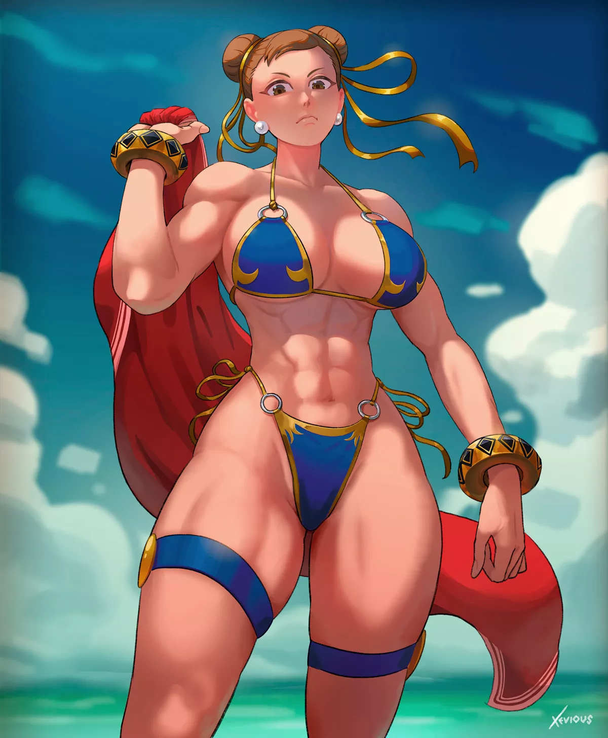 Chun-Li (Xevious) [Street Fighter]
