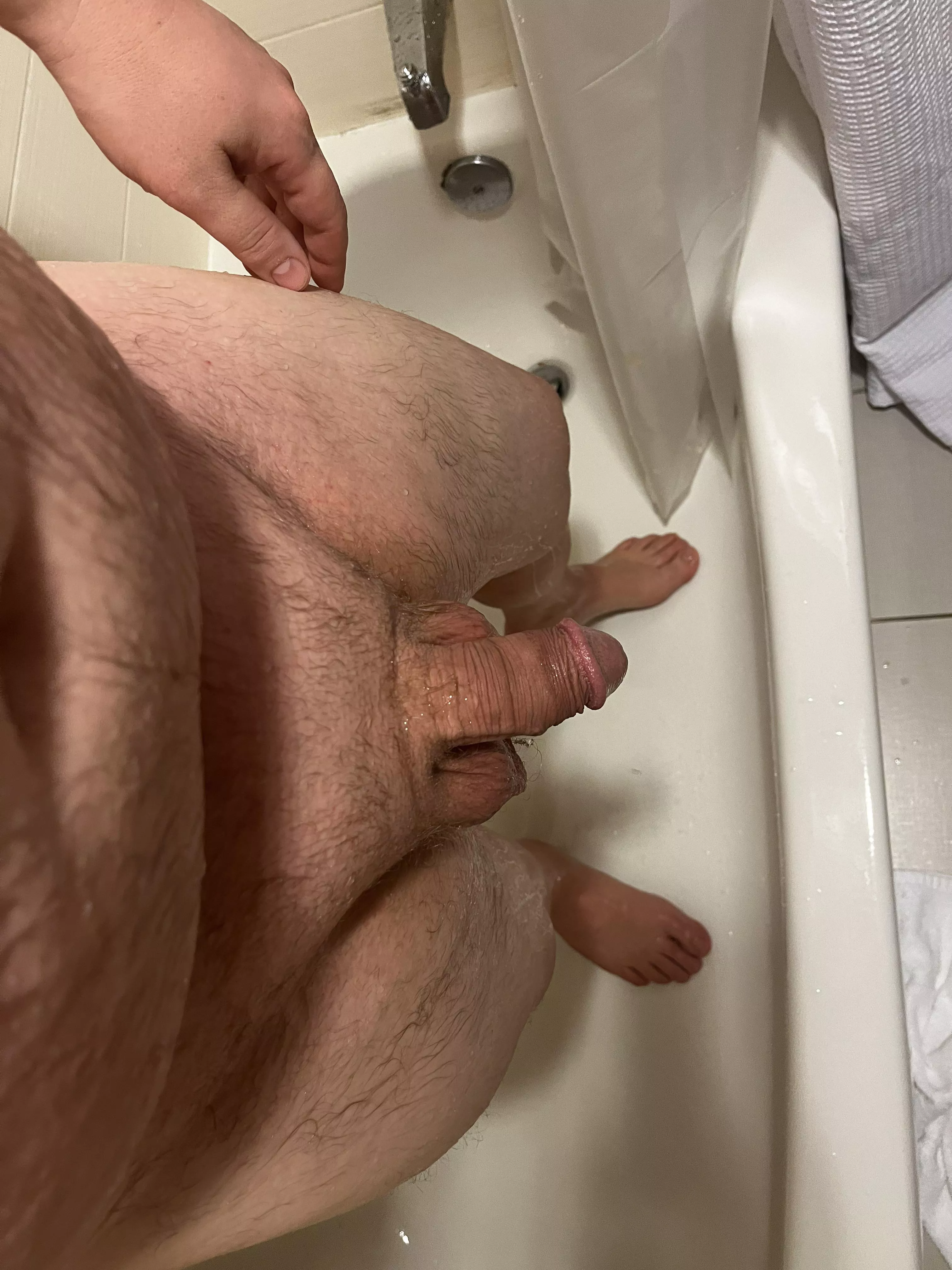 Couldn’t sleep, took a shower