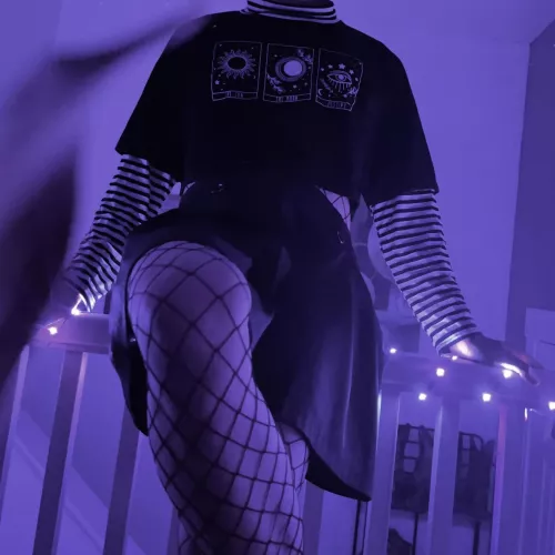 Do I look pretty in purple?