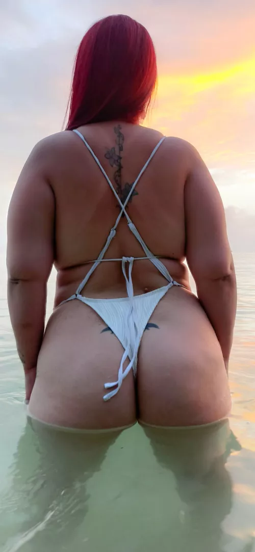 Enjoying the Caribbean sea