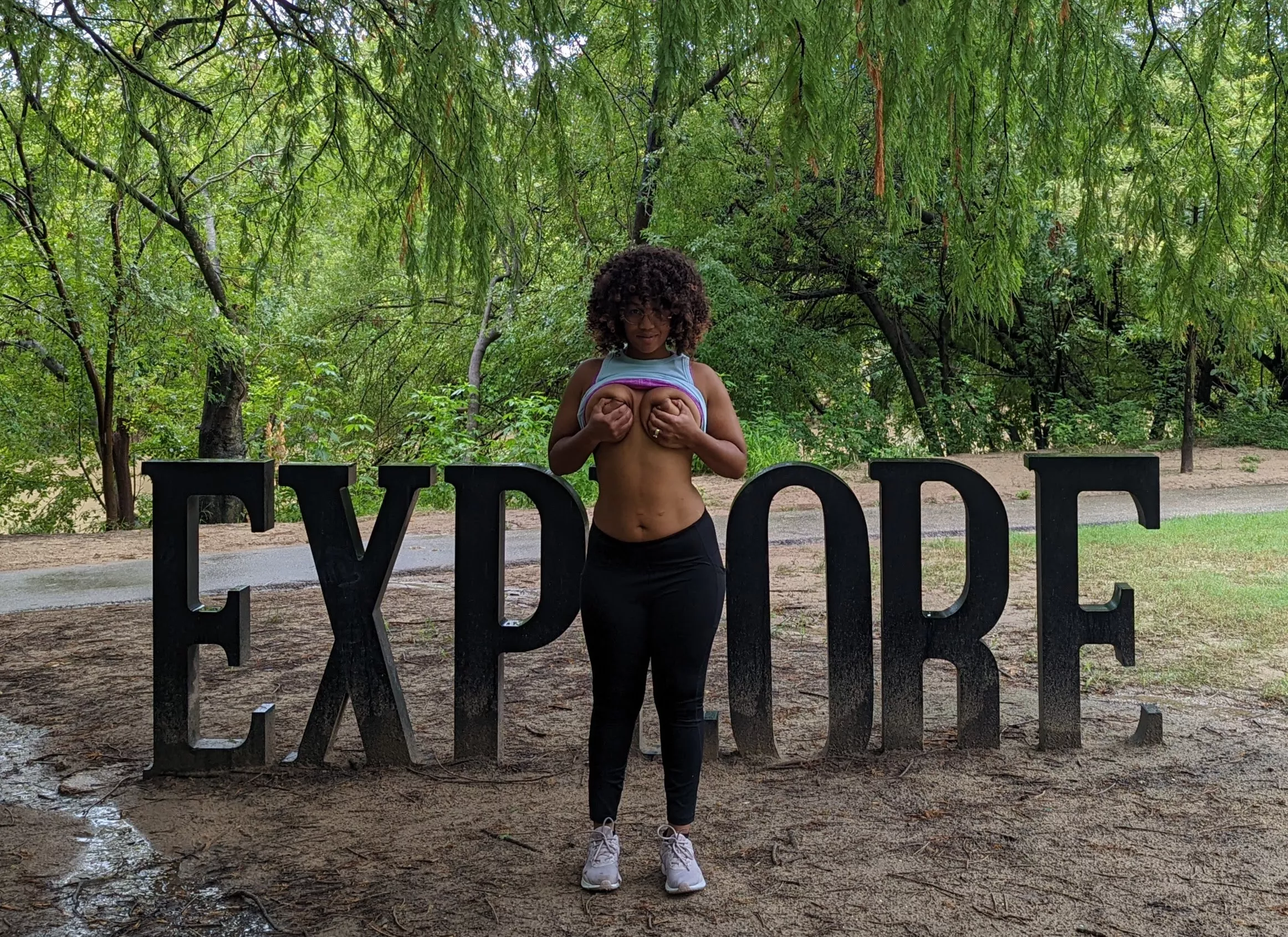 Explored the Park on a Rainy Day