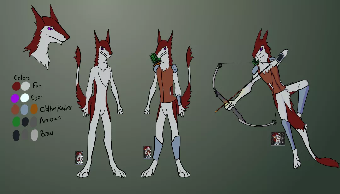 finally made a sergal sona