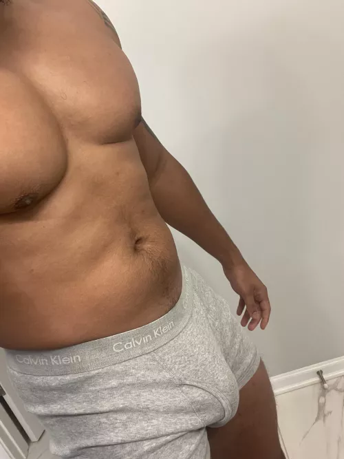 Forget grey sweats, it’s grey Calvins for me