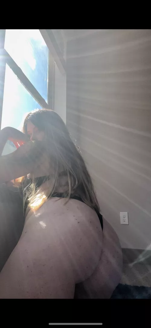 freckles all over, thick all over. 😈