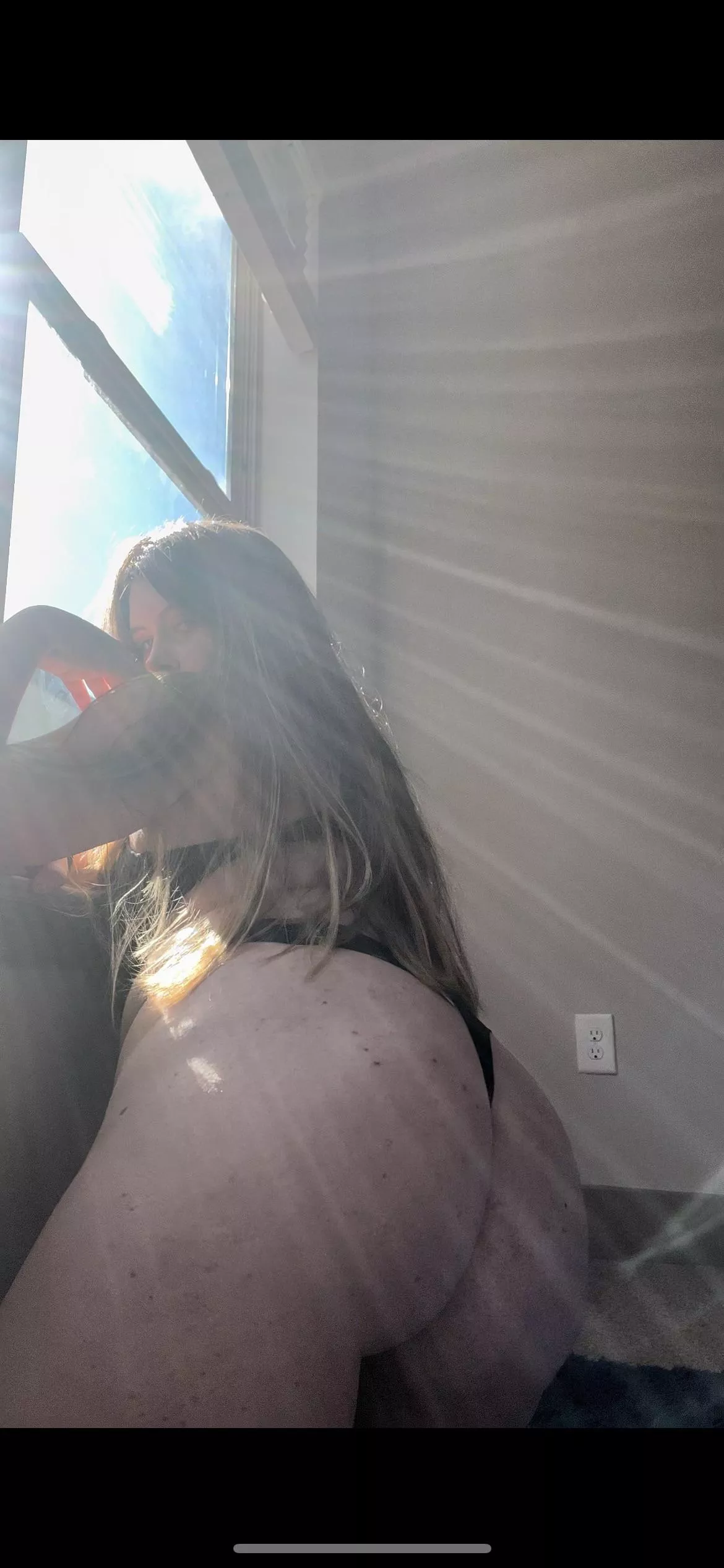 freckles all over, thick all over. 😈