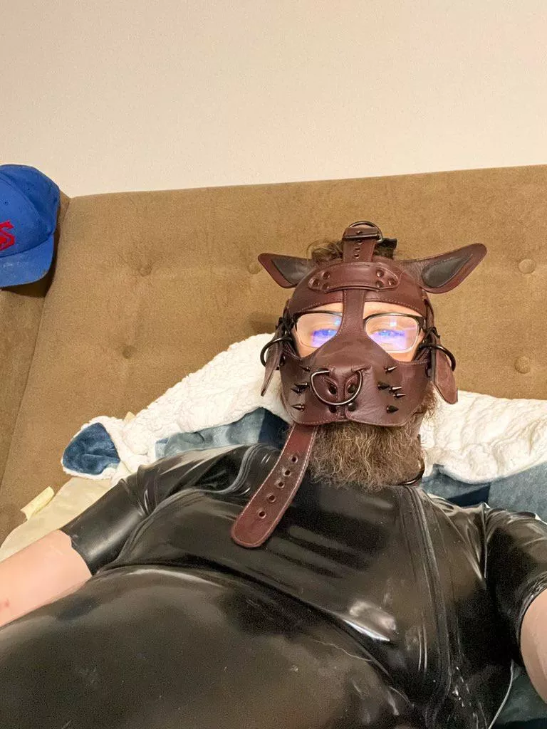 Got my first pup hood this week and I’m really enjoying it… ooorfff! *lick*