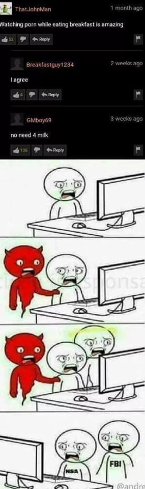 Gotta get that daily protein.