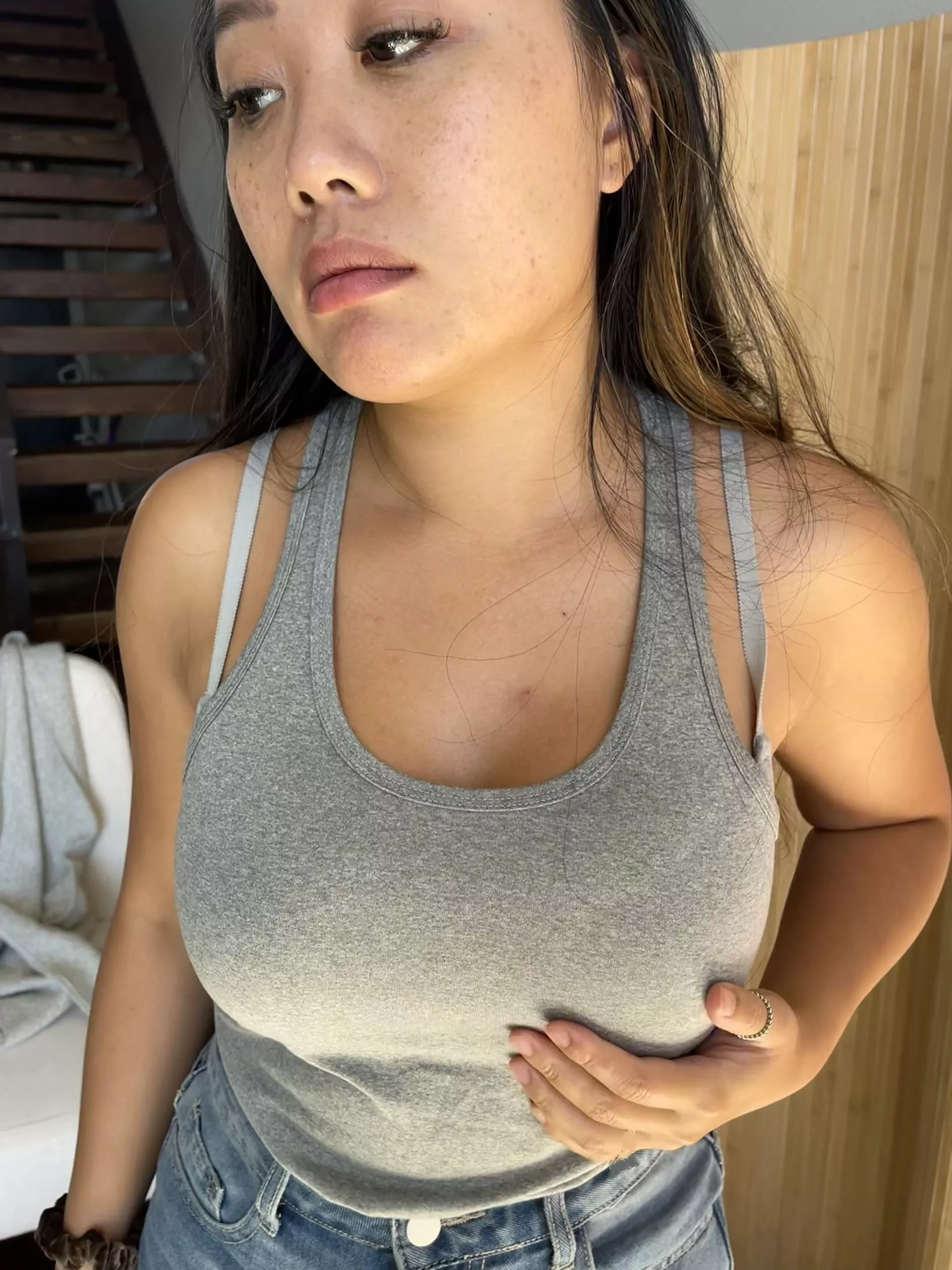 Gray top
