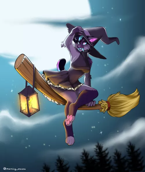 Halloween YCH for @Cephnsfw (Art by me @morning_mocha