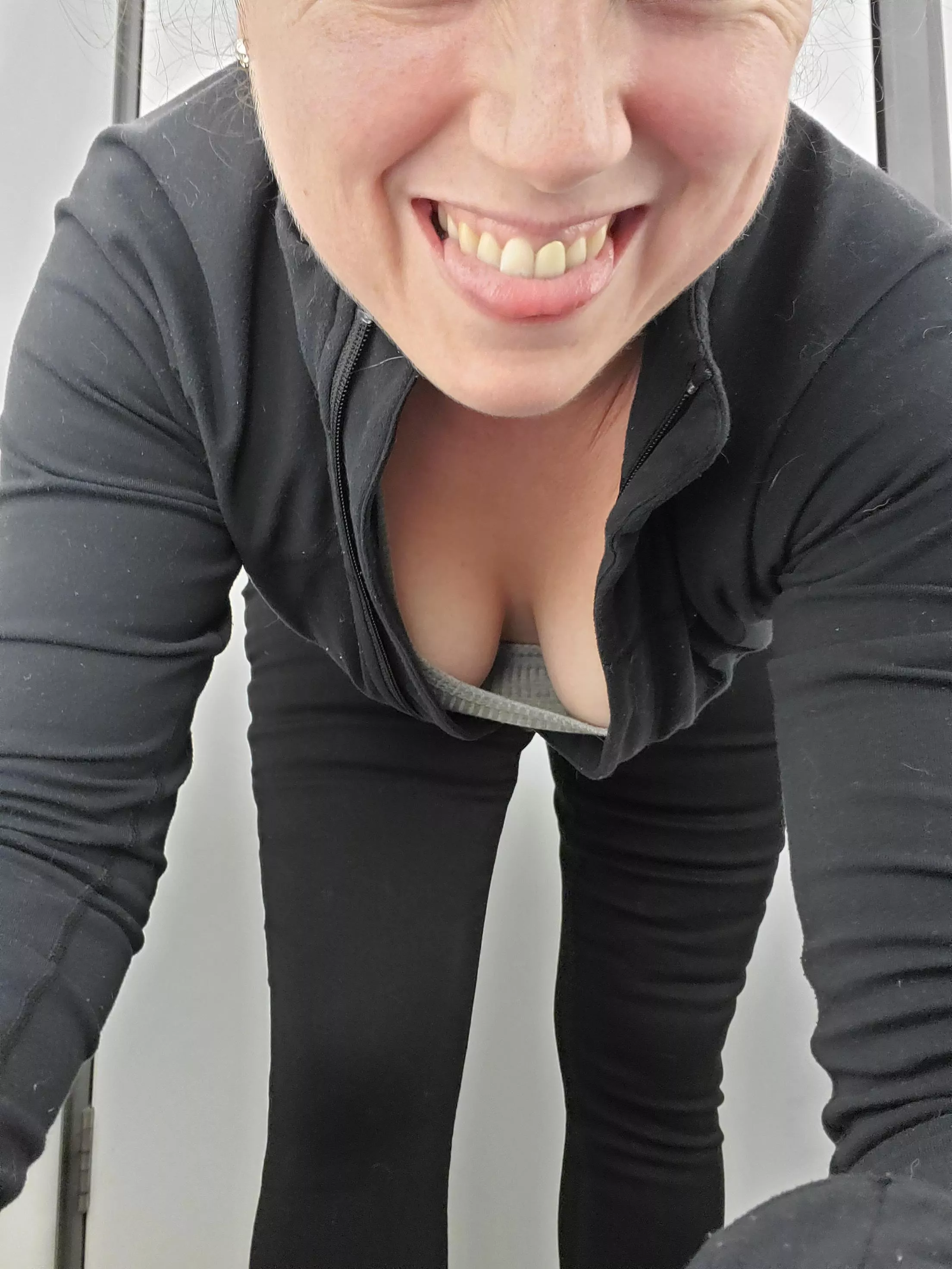 Having fun in the change room