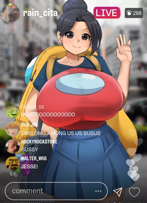 Her clothes are kinda sus (MiruYuyo)