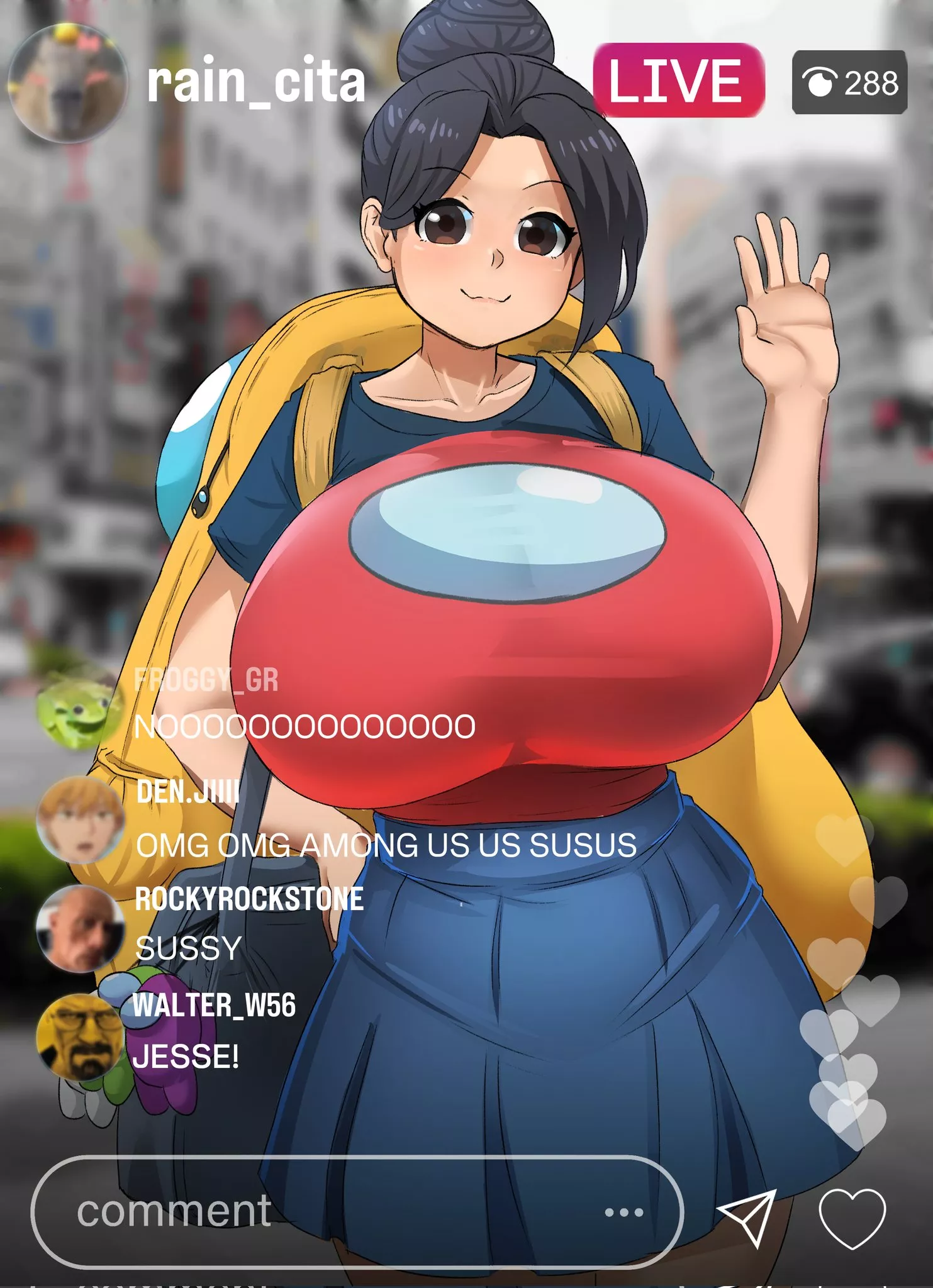 Her clothes are kinda sus (MiruYuyo)