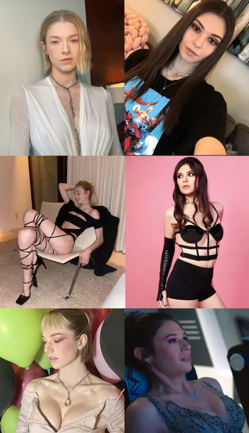 Hunter Schafer and Nicole Maines got me hard right now