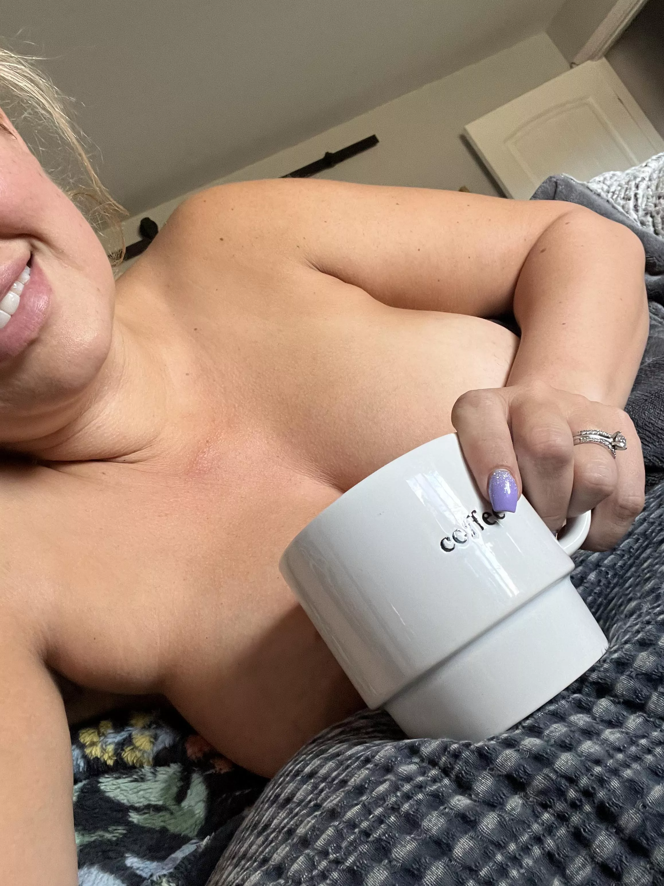 I have a sore throat from hell… but can’t tell if my headache is from my cold or lack of coffee🤪