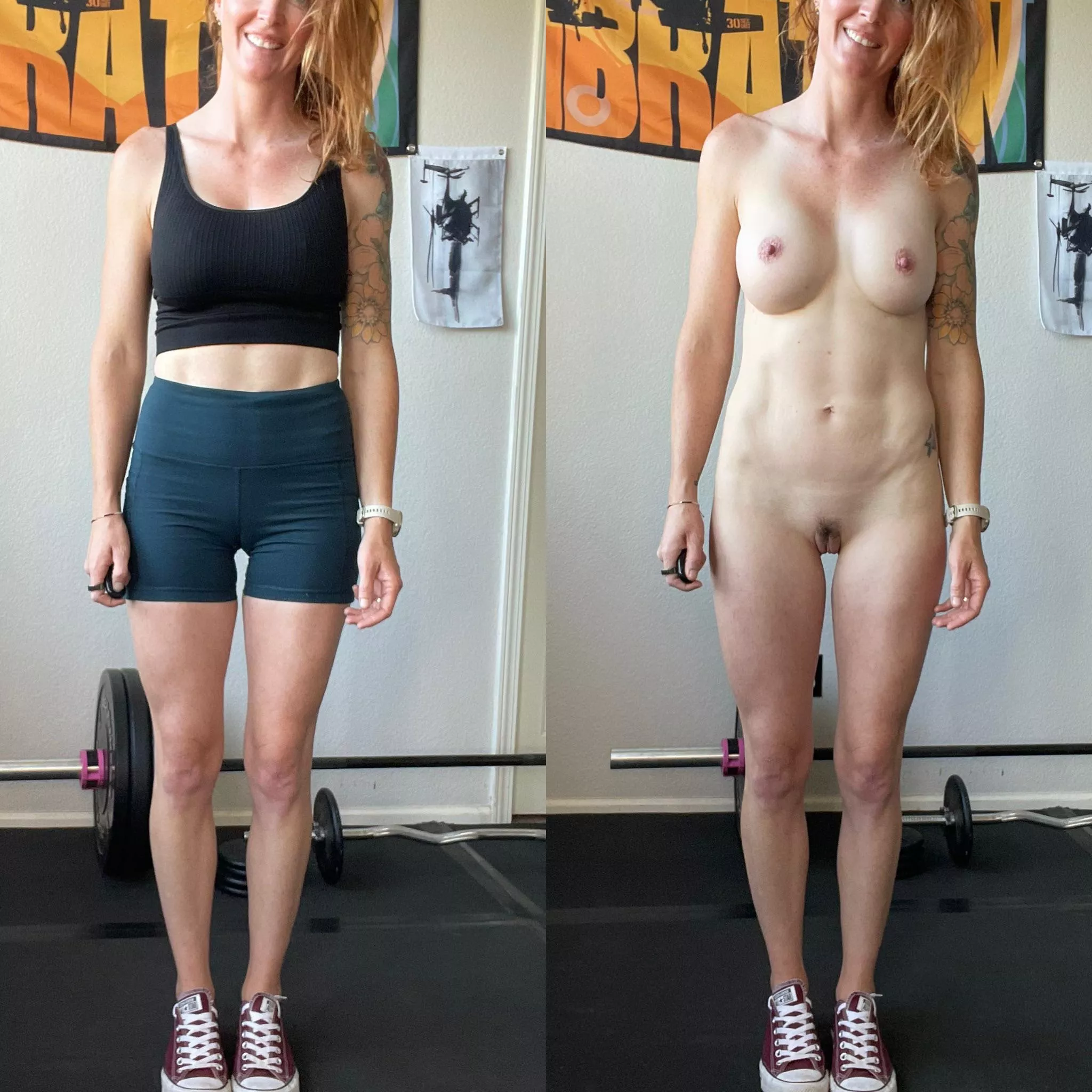 I try to stay fit so I look good when i get fucked. (F33)