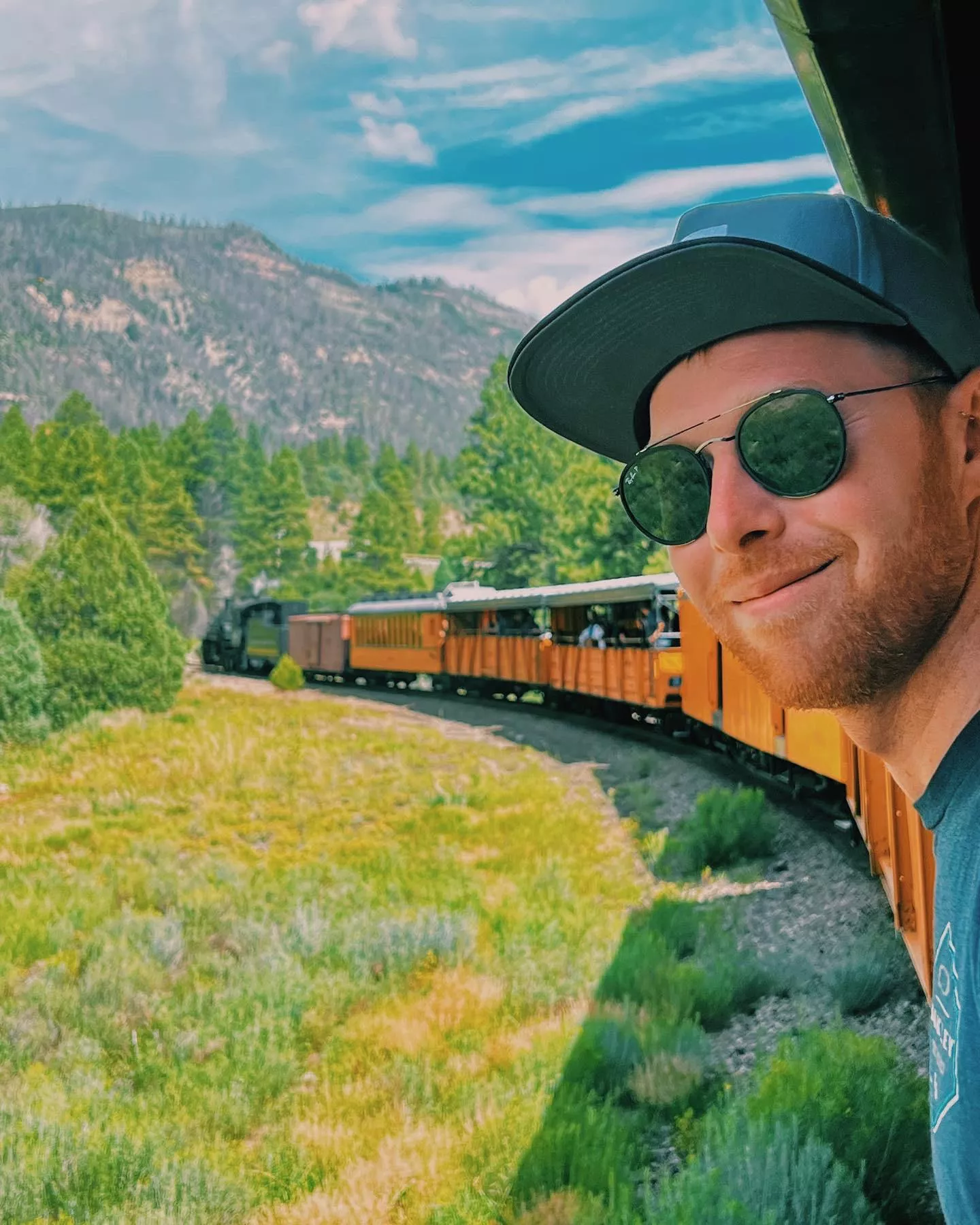 If you’re ever in Durango: ride the train. Beautiful views and they sold booze!