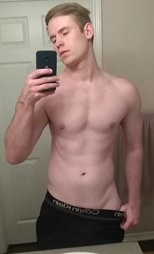 I'll pull my pants down. You open your mouth. Got it?