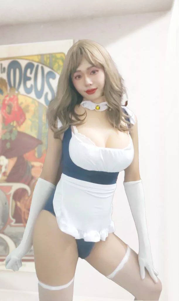 I'm a very neat and clean working maid that meets your needs, but will be a bit inconvenient with her oversized breasts