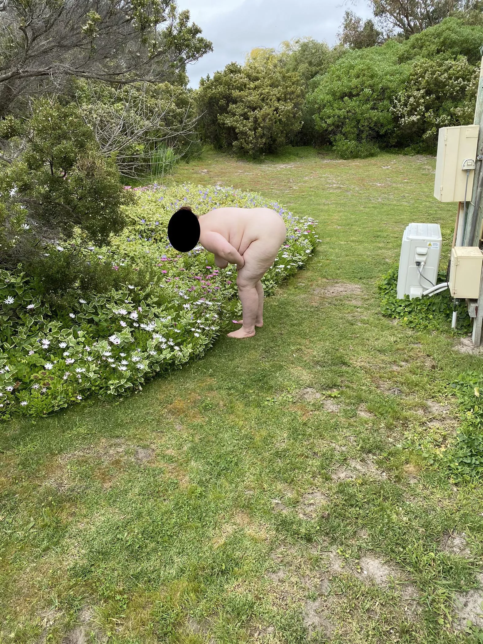 Love being naked outside. Let me know what you think