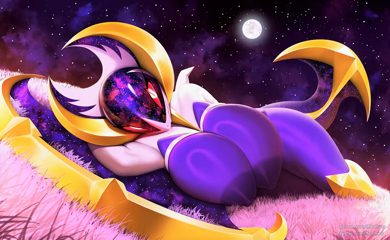 Lunala Laying [F] (Thousandfoldfeathers)