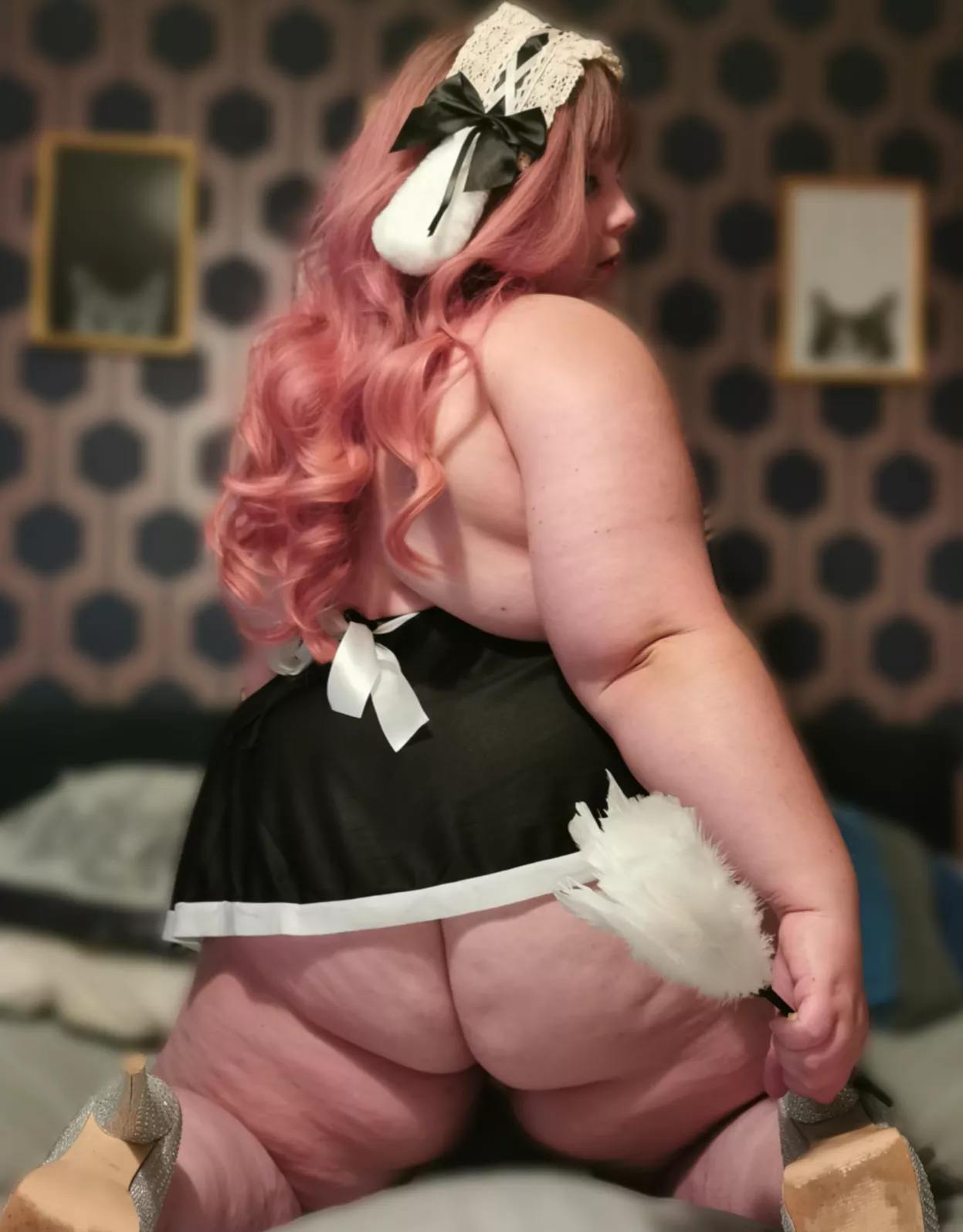 maid bunny reporting for duty